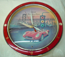 Corvette Sting Ray US Rarität LED-WandUhr Deko Werkstatt Vintage Werbung Reklame