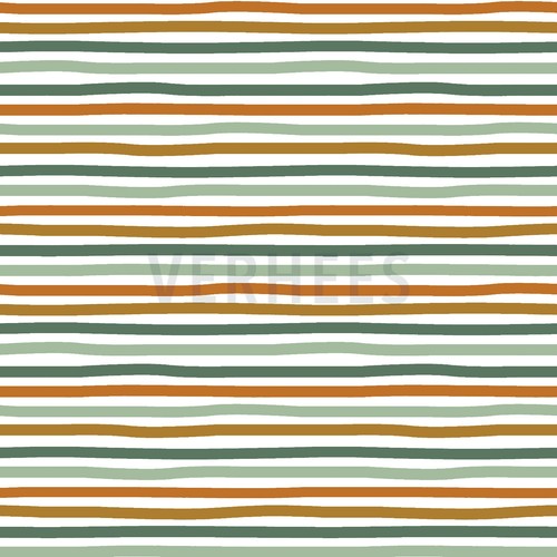 Jersey ringel mint senf - jersey,