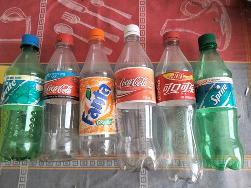 Plastik flaschen coca cola - 6,