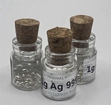 1g Silbergranulat 999 Silber