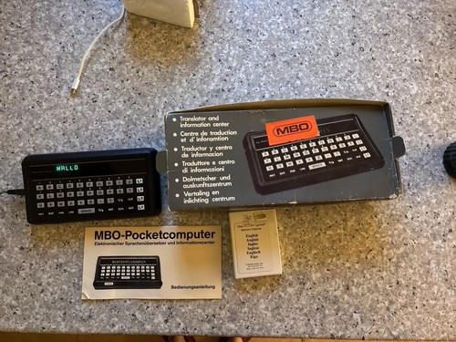 Mbo pocket computer vintage - mbo,