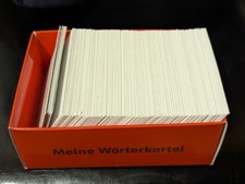 Meine Wörterkartei Klett