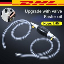 Handpumpe Notpumpe Absaugpumpe Umfüllpumpe Wasser Öl Benzin Diesel Pump Schlauch