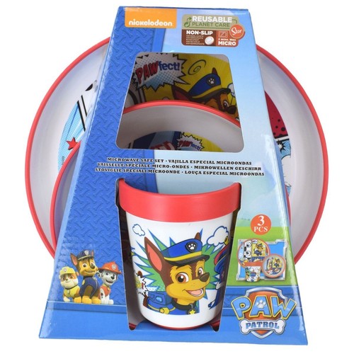 Tlg paw patrol mikrowellen - 3-tlg.,