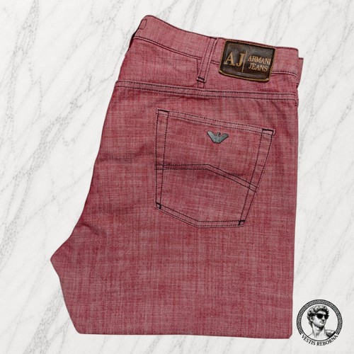 Armani herren jeans rot - jeans,