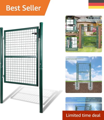 Gartentor metall 150x100cm - metall,