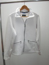 Luhta Waffeloptik Jacke cremweiss Gr. 42 Shellmaterial