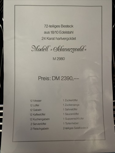 Teiliges besteck karat - besteck,