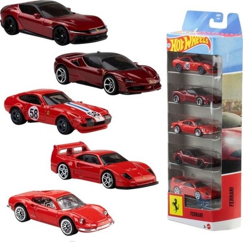 Hot wheels ferrari pack - hot, 5