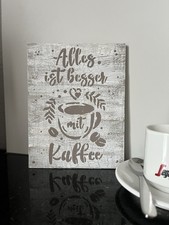 Holz Dekoschild Alles Ist