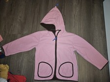 Warme Fleecejacke, Finkid, Gr. 120 / 130 , Rosa
