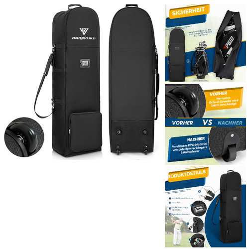 Golf reisetasche mit rollen - mit,