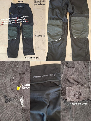 Hein gericke textilhose - hein,