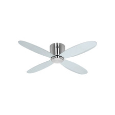 CasaFan Deckenventilator Ventilator Smart Eco Plano II 112 cm silber DC Lampe