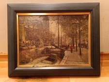 Kleines Ölgemälde Heinrich