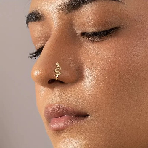 Fake nasenpiercing schlange - fake,