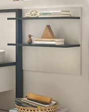 Wandpaneel Regal in weiß