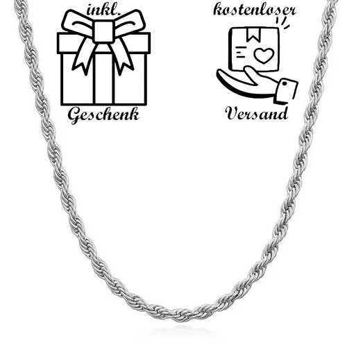 Ropekette armband silber - +,