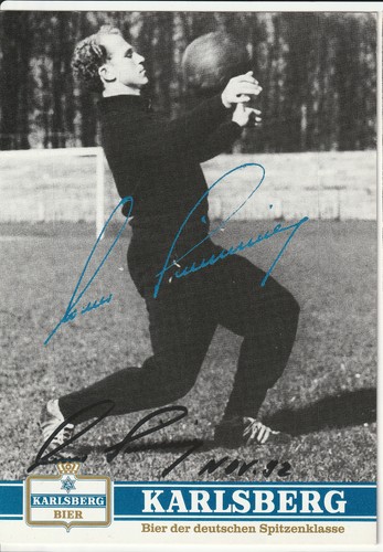 Werner liebrich autogrammkarte - werner,