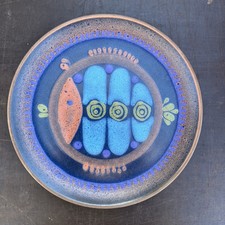 KMK Wandteller 23 cm  Keramik  Manufaktur Kupfermühle Kugelfisch