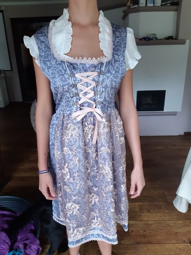 Dirndl kleid blau m - kleid, gr.m
