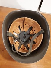 Alter Bundeswehr Stahlhelm mit Innenfutter