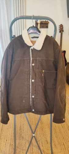 Levi braune cord sherpa - braune,