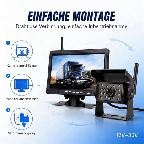 Zoll funk rückfahrkamera - 7,