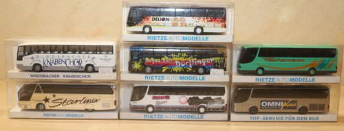 Rietze omnibus modelle - 7x,