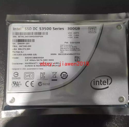 Intel s3500 300gb ssd sata - dc,