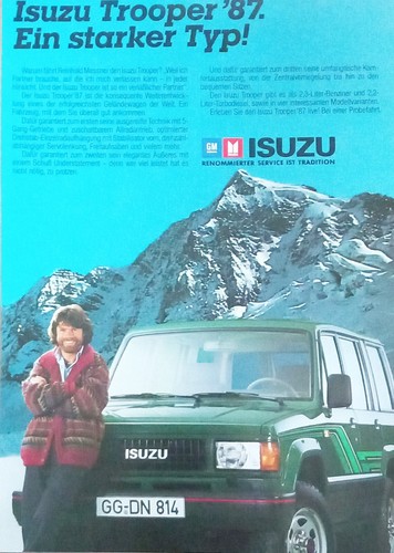 Isuzu trooper prospekt - isuzu, ´87