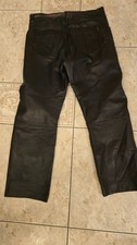 Lederhose schwarzes feines Glattleder Fa. MADDOX Gr. 48/50