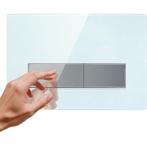 Drückerplatte glas geberit - glas,