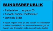 BUND / BRD Auswahl diverser