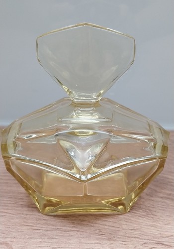 Art deco böhmische glasdose - art,