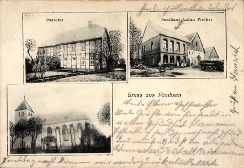 Pömbsen bad driburg - ak,