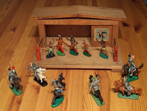 Indianer cowboy fort holz - cowboy,