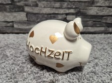 Sparschwein Hochzeit, Weiß