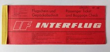 Interflug Ticket Dresden