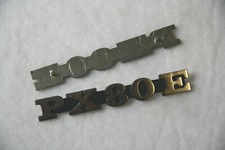 Vespa schriftzug chrom - vespa,