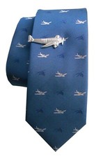 Flugzeug Seidenkrawatte +