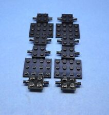 LEGO 4 x Fahrgestell Chassis Auto schwarz Black Vehicle Base 4x7x2/3 2441