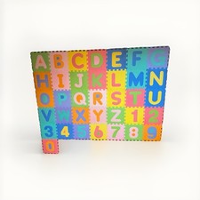 36 Stück Puzzlematte Puzzlewürfel Schaumstoff Spielmatte Unterlage für Kinder