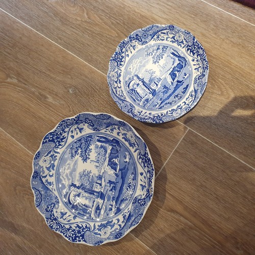 Spode blue italienische flache - blue,
