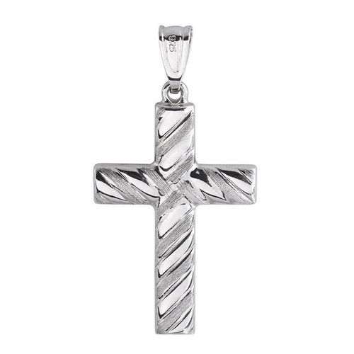 Anhänger kreuz sterling - anhänger,