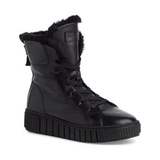 Wl Lace Boot Black Leather