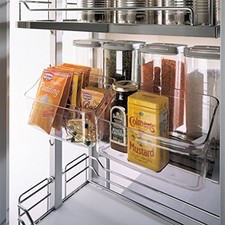 Kesseböhmer Vorratsschalen-Set für DISPENSA Auszug und Swing, transparent B-Ware