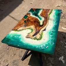 Green Epoxy River Table? Live