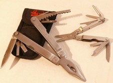 MULTITOOL MAMMUT TOOL MESSER OUTDOOR TASCHENWERKZEUG WERBUNG KNIFE LEATHERMAN