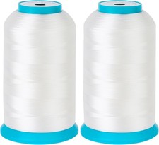 2er Set Weiß 5000M Stickgarn